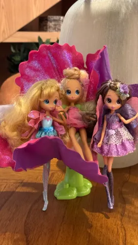 Trio Bonecas Thumbelina da Mattel pena Polega