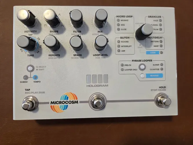 Pedal De Efeito Hologram Electronics Microcosm Branco