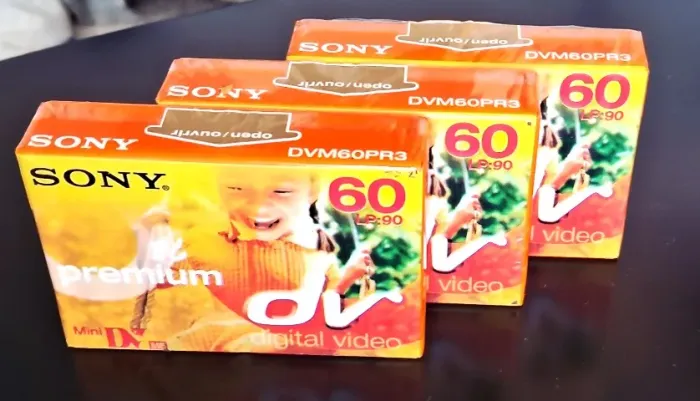 Fita cassete Vídeo Sony Mini Dv-60me. Unidade: 3