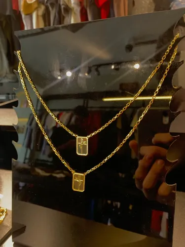 Correntes Banhada a ouro