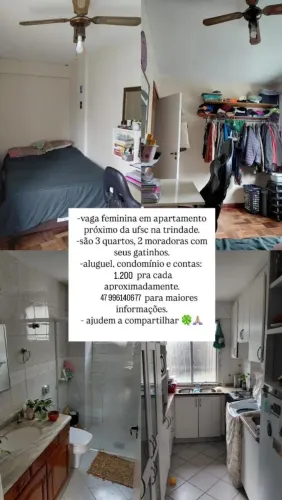 ALUGO QUARTO FEMININO