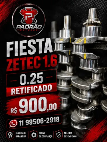 Virabrequim Fiesta 1.6