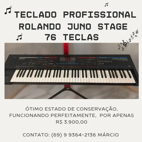 Roland Juno Stage 76 Teclas - Teclado Profissional