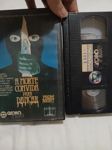 Vhs morte convida para dançar prom night jamie lee curtis leslie nielsen