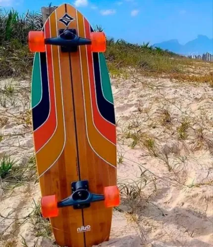 Simulador de Surf Nitro SK8 Rainbow Surf 34" 10" - Madeira