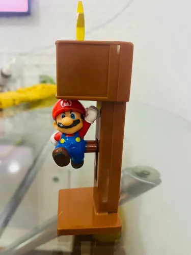 Boneco Super Mario e Estrela Brinquedo Mcdonalds 2016.