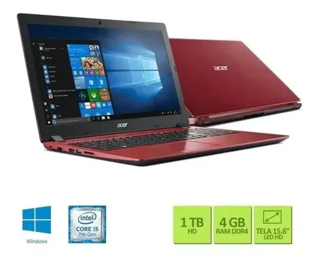 Notebook Acer Aspire, Intel core i5 7th