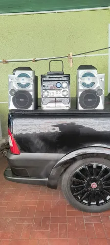 Equipamento de som Philips com woox raridade