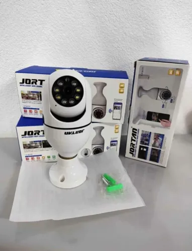 Câmera Lâmpada Jortan Wi-Fi Full HD 1080p