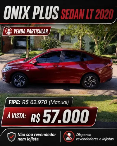 Chevrolet Onix Plus LT 1.0 12V Flex Mec. 4P 2020