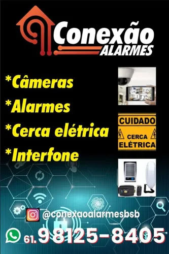 Manutenção câmeras cerca elétrica interfone alarmes