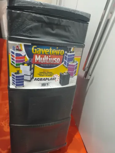 Gaveteiro Multiuso 4 Gavetas com Rodinhas