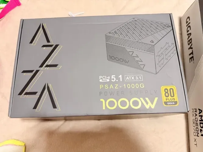 Fonte Full Modular Azza PSAZ - 1000G 1000W 80 Gold Plus