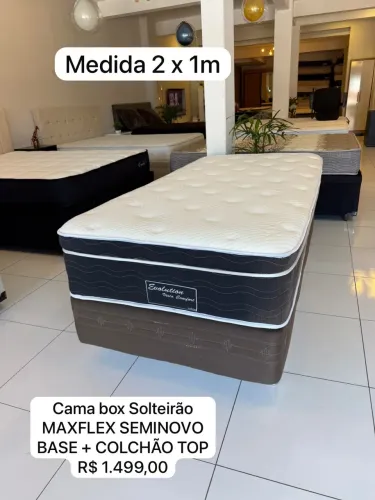 Cama Box Solteirão MAXFLEX SEMINOVO - ENTREGO