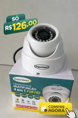Câmera de segurança full hd 