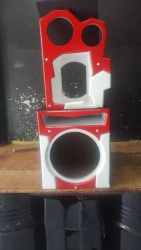 Caixote de som automotivo Quadriway 2 compartimentos
