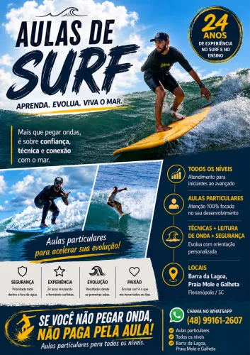 Aulas de surf