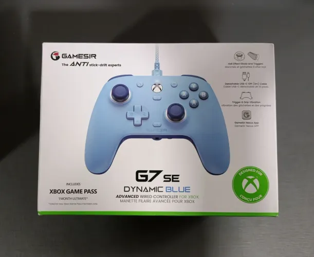 Controle Xbox Gamesir G7 SE azul - lacrado