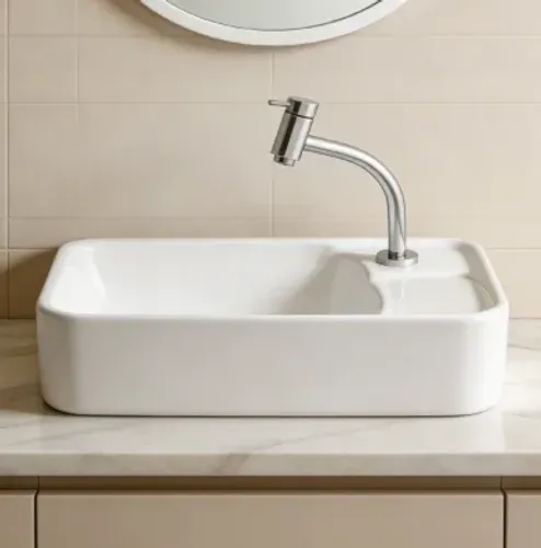 Pia Lavatório Suspenso Eco 12,5x40x29cm Branco Celite