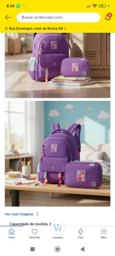 Vendo mochila Luluca bem conservada