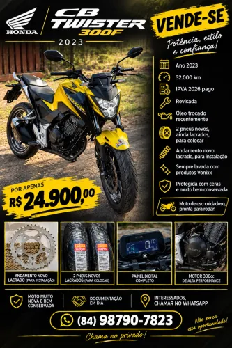 Vendo cb twister 300f flex 2023