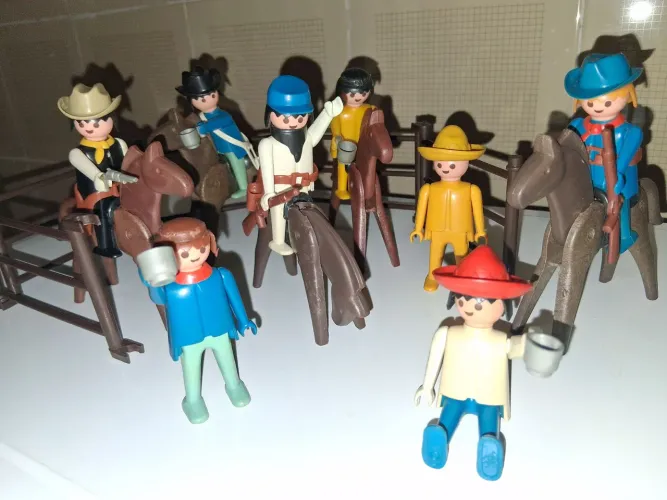 Lote playmobil anos 70 velho oeste 