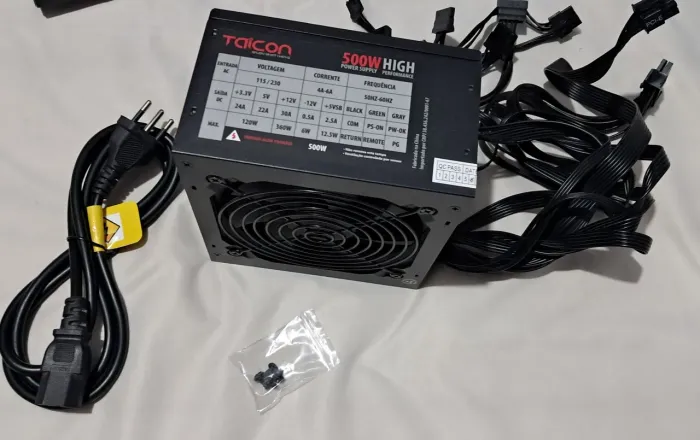 Fonte Taicon 500W High Performance para PC Gamer