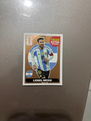 Figurinha rara messi