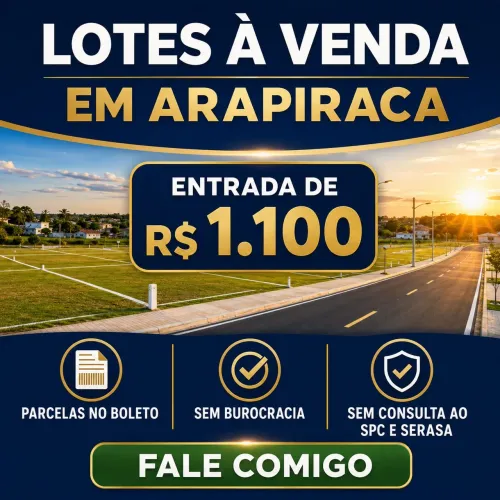 Vendo lotes em Arapiraca