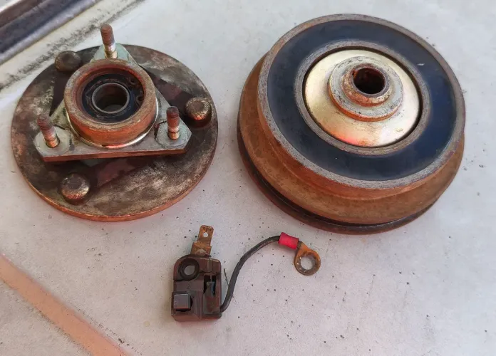 Sistema polia eletromagnética del Rey Belina pampa corcel CHT ou Renault 