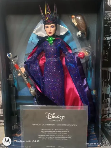 BARBIE RAINHA MÁ SNOW WHITE DISNEY COLLECTOR NOVA NA CAIXA LACRADA, RARIDADE DE TÃO LINDA