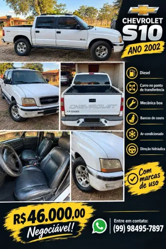 Chevrolet S10 Pick-up STD 2.8 4X4 CD TB Int.dies. 2002