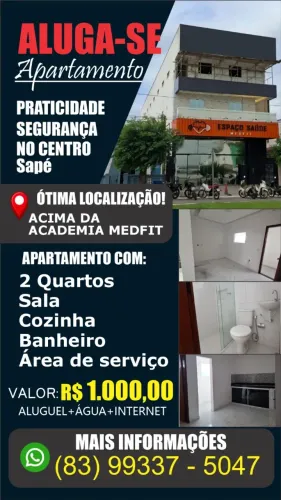 Apartamento para alugar- Excelente localização 