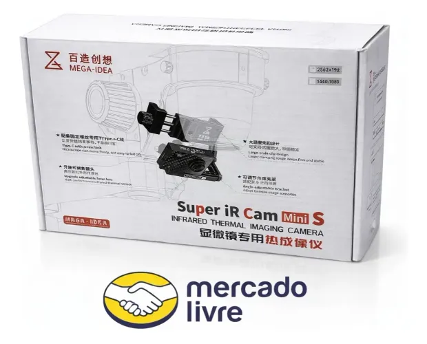 Câmera Térmica Mega-Idea Super Ir Cam Mini S Para Microscópio (Novinho)