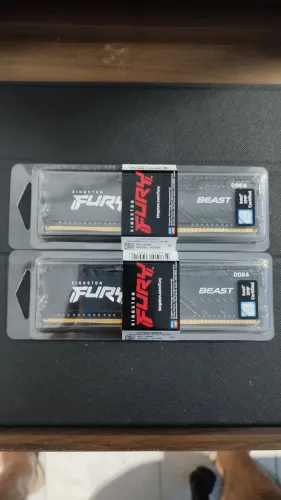 Memória ram ddr4 16gb(2x8) 3200mhz Kingston Fury Beast
