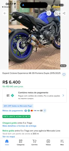 Escapamento MT-09