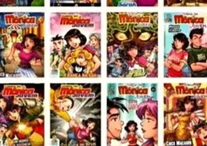 Kit 7 gibis turma da Mônica jovem 