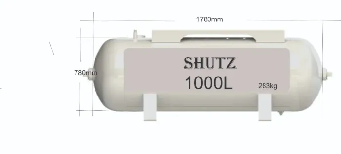 RESERVATORIO DE AR COMPRIMIDO SHUTZ 1000L