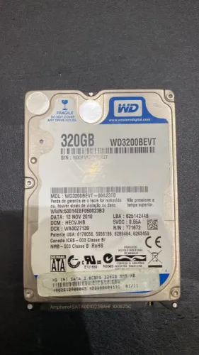 HD de Notebook 320GB SATA