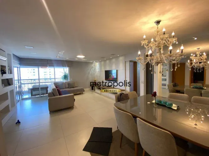 Apartamento com 3 dormitórios à venda, 144 m² por R$ 2.075.000,00 - Campestre - Santo Andr