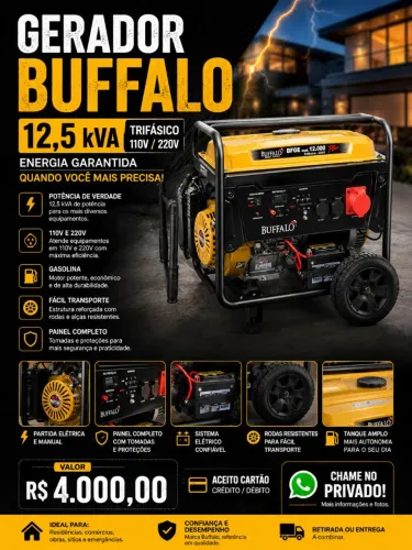 Gerador Buffalo Trifásico