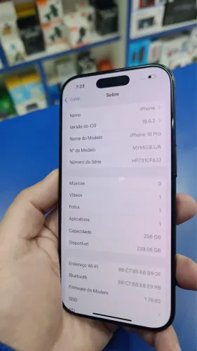 IPHONE 16 PRO 256gb tudo ok original nunca aberto 