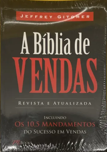 Livro A Bíblia de Vendas - Jeffrey Gitomer - usado