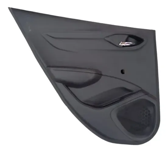 Forro Porta Traseiro Esquerdo Gm Onix Prisma  2013 14 15 16 Preto