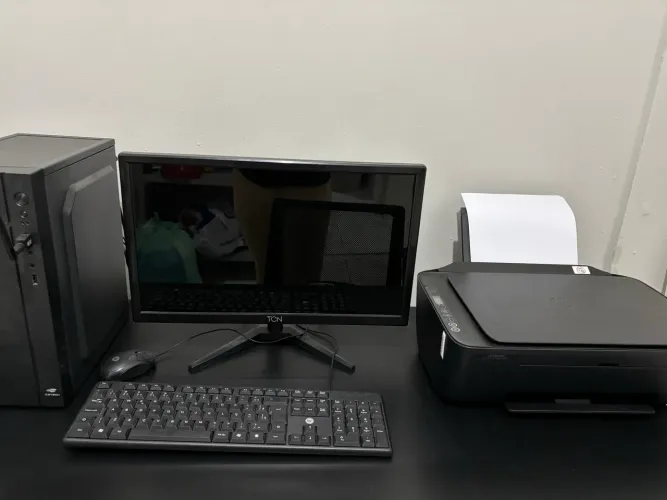 Computador completo e impressora 1.200,00 