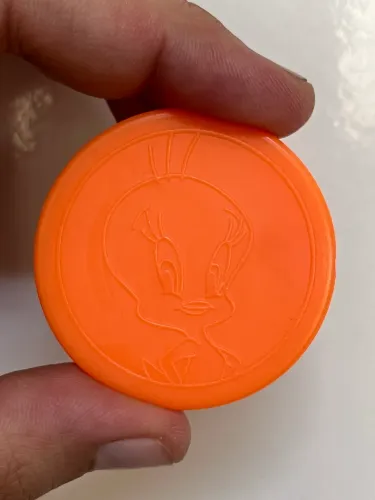 Tazo Master raro Piu-Piu ( laranja) Looney Tunes Original
