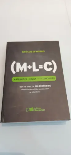 Livro matemática e lógica para concurso