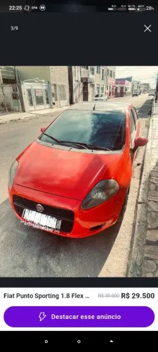 Fiat Punto Sporting 1.8 Flex 8v/16v 5P 2008