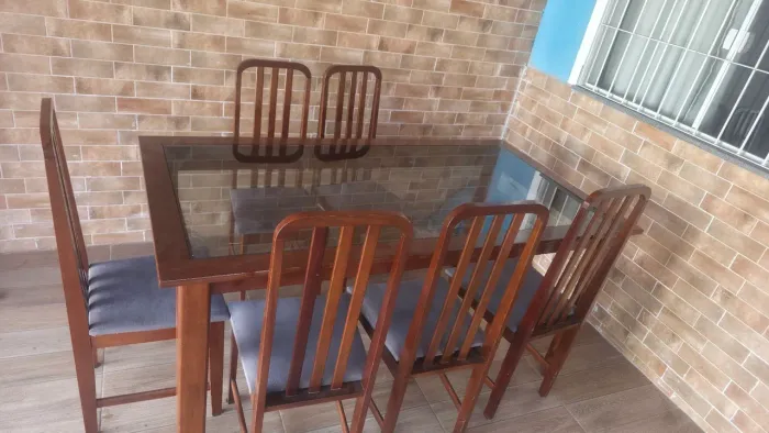 Mesa de jantar 6 cadeiras
