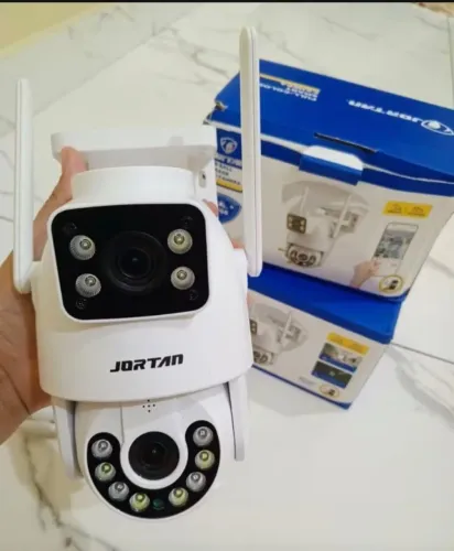 Câmera de Segurança Dupla Jortan wi-fi IP66 Lacrado Branco 